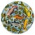 Hand-Painted Ceramic Plate with Fish from Water Berry, Zimbabwe, 1997 For Sale - Image 6 of 6