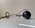 1970s Vintage Danish Adjustable Black Ball Clamp Lamp,1970s For Sale - Image 5 of 10