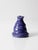 This vintage handmade studio pottery vase features an expressive bell-shaped form finished in a rich, saturated cobalt...