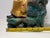 Vintage Chinese Daoist Fuxi Polychrome Gilt Wood Sculpture With Consecration Cavity For Sale - Image 12 of 13