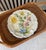 Italian Late 20th Century Italian Mid-Century Hand Painted Floral Plate For Sale - Image 3 of 6