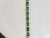 8 Carat Emerald and Diamond Tennis Bracelet 14 Karat Yellow Gold For Sale - Image 16 of 18