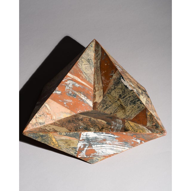 Geometric Stoneware Object by Karl Fulle Studio Pottery, Early 1990s For Sale - Image 6 of 18