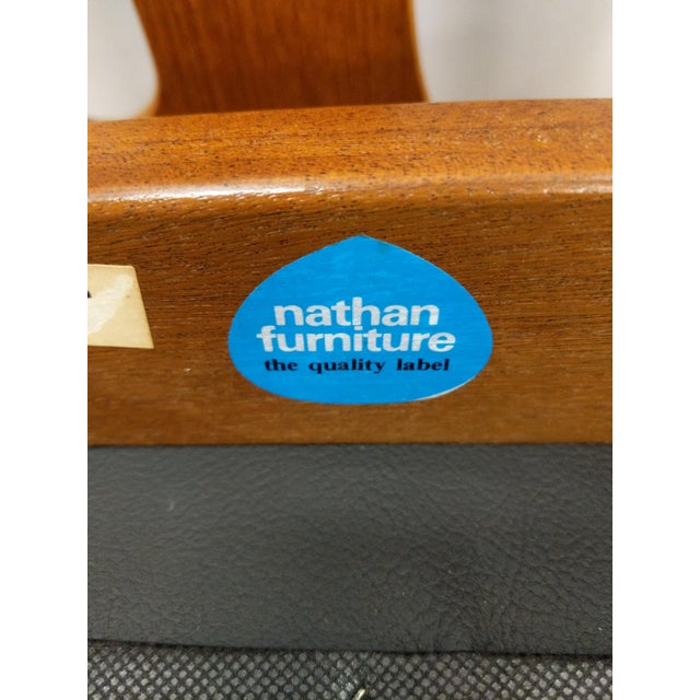Set of 4 Vintage Nathan Mid Century Modern Dining Chairs For Sale In New York - Image 6 of 9