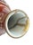 Rare Antique Japanese Kutani Aka-E Tokkuri — 19th Century Phoenix With Buddhist Seed Syllables and Kintsugi For Sale In Palm Springs - Image 6 of 7