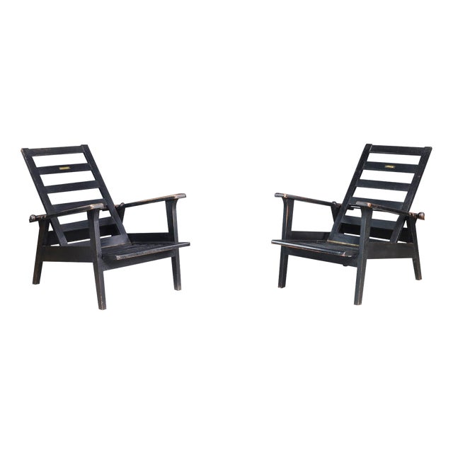 Mid-Century Modern Oak Lounge Chairs attributed to Antonín Heythum, Prague, 1930s, Set of 2 For Sale