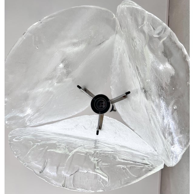 Vintage Pendant Light in Glass from Kalmar, 1970s For Sale - Image 17 of 17