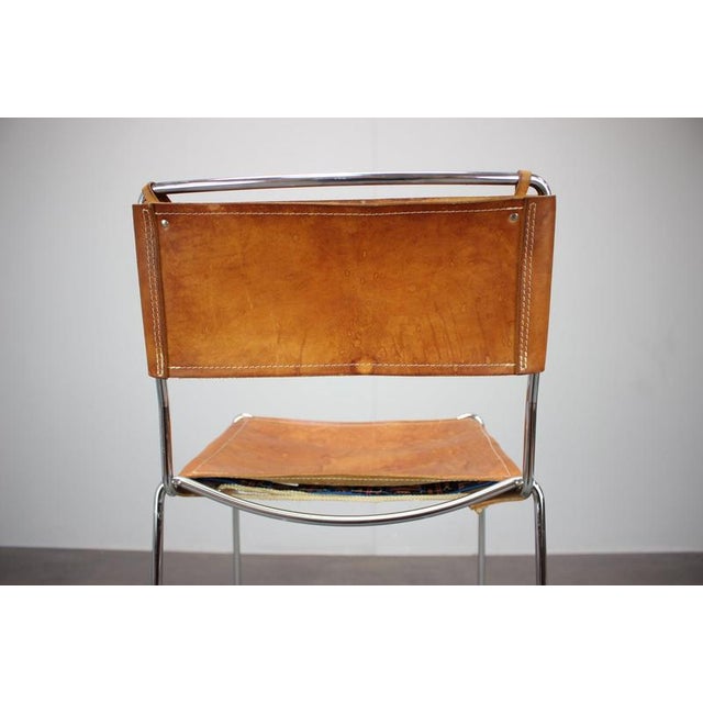 Leather Bar Stool by Giandomenico Belotti for Alias, Italy, 1970s For Sale - Image 11 of 15