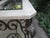 Vintage French Ornate Iron With Marble and Glass Top Console Table For Sale - Image 10 of 18