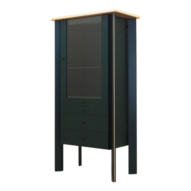 Danish Oak Showcase, 1980s For Sale