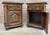 Pair of Spanish Wooden Bedside Cabinets With Drawer and Door, Mid 20th Century For Sale - Image 4 of 9