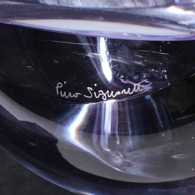 Mid-Century Hand-Blown Murano Glass Portrait Sculpture Signed Pino Signoretto For Sale - Image 18 of 18