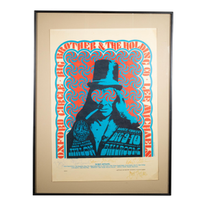 Original Big Brother & the Holding Company Concert Poster, Signed, San Francisco 1966