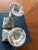 1970s Tall Hand-Painted Chinoiserie Candlestick Holders-Set of 2 For Sale In Houston - Image 6 of 8
