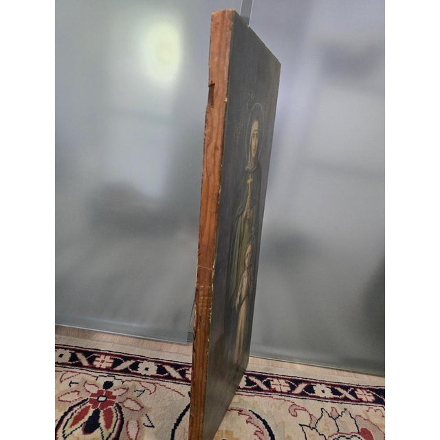 19th Century Orthodox Icon Martyr Iolita and Kirill, 1860 For Sale - Image 9 of 14