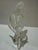 Vintage Venetian Glass Double Bird Sculpture Figurine 11.5 Inch For Sale - Image 4 of 8