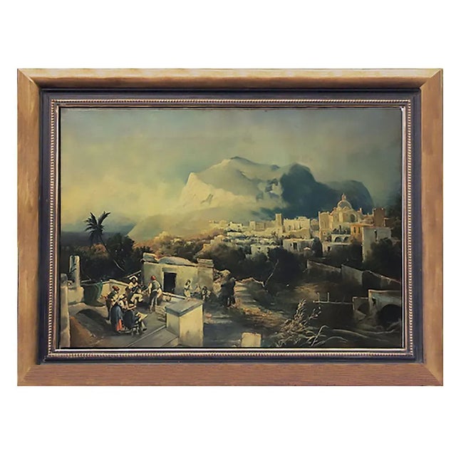 The painter was inspired by the paintings of Giacinto Gigante who in 1800 was head of the School of Posillipo. One of his...