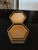 Farmhouse 1970s Folk Art Handmade Wood Wicker Jewelry Box For Sale - Image 3 of 4