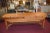 Vintage Heavy Pine Wood Irish Wake Table Drop Leaf Long Oval Dining Kitchen Farmhouse Work For Sale - Image 13 of 13