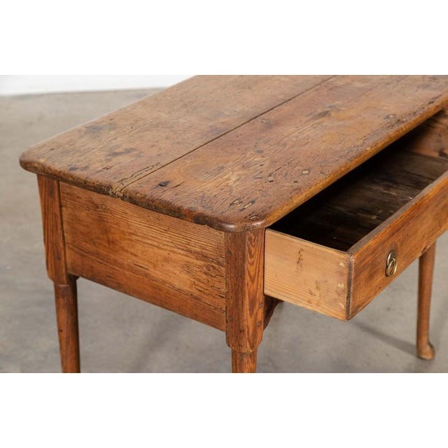 Low English Pine Boy Side Table, 1790s For Sale - Image 11 of 13