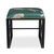 Scalamandre Maison by Port 68 Medallion Black with Leaping Cheetah Evergreen Single Bench For Sale - Image 10 of 10