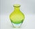Flavio Poli for Seguso Vetri d’Arte Murano, large fusing glass vase from the 1960s. Made of thick fusing glass, with a...