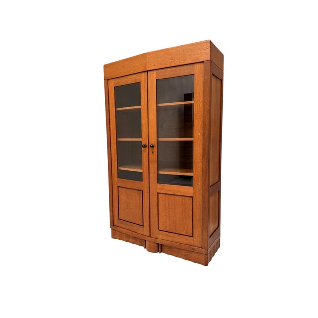 Art Deco Amsterdam School Bookcase by Hildo Krop for Gebroeders Monsieur, 1920s For Sale - Image 4 of 14