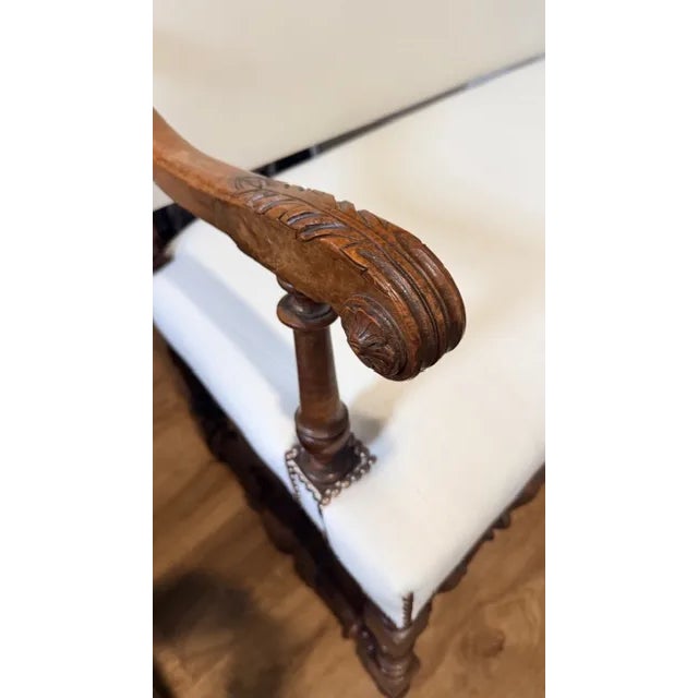 Antique White Sofa For Sale - Image 15 of 18