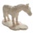 Vintage Chalkware Horse Sculpture, Primitive Style For Sale