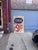 Red 1950's or 60's Hand-Painted Tire Sign, 2 sided! For Sale - Image 8 of 8