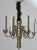 Vintage Carved Wood & Silverleaf Six Light Chandelier For Sale - Image 4 of 4