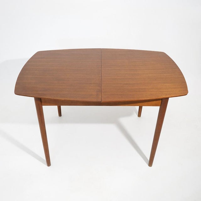 Mid-Century Modern Teak Table with Extendable Top, 1960s For Sale - Image 3 of 15