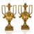 Ceramic Large Empire Vases with Gilt Handles, Set of 2 For Sale - Image 7 of 7