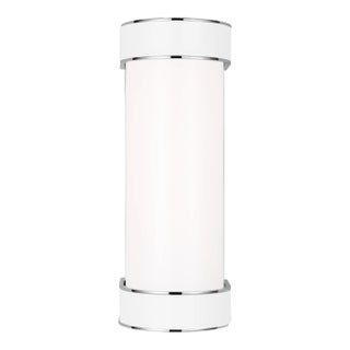 Kate Spade New York by Visual Comfort Studio Monroe Small Vanity, Polished Nickel For Sale