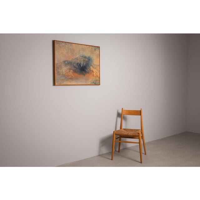 1980s S. Martiny, Abstract Landscape, 1987, Watercolor For Sale - Image 5 of 10