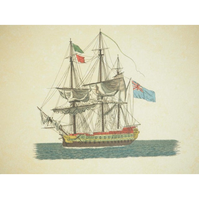 Sphère de Copernic et Navires navals Chart by Cimera For Sale - Image 4 of 7