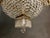 Large Vintage Crystal Chandelier, 1950s For Sale - Image 4 of 10