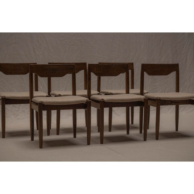 Mid-Century Modern Wengé Dining Chairs, 1970s, Set of 6 For Sale - Image 10 of 15
