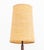 Mid-Century Modern Teak Table Lamp, the vasiform base surmounted by original cylindrical shade. Overall: 35" H x 10.25"...
