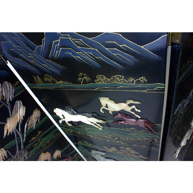 Vintage Room Divider with Marble Stones, 1970s For Sale - Image 11 of 16