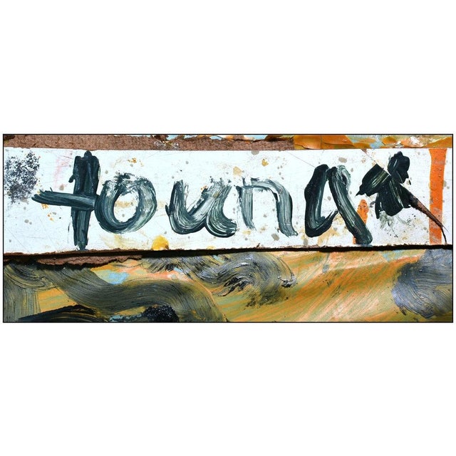 Folk Art Late 20th Century Rhythm of the Ocean, Purvis Young For Sale - Image 3 of 5
