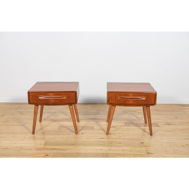 Victor Wilkins Mid-Century Nightstands by Victor Wilkins for G-Plan, United Kingdom, 1960s, Set of 2 For Sale - Image 4 of 18