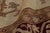 Antique Amritsar Rug in Beige-Brown Tones With Floral Medallion - Rug & Kilim For Sale - Image 9 of 10