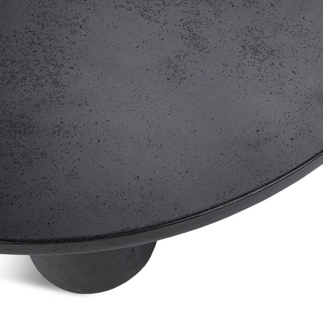 2020s Noir Pillar Modern Outdoor Coffee Table For Sale - Image 5 of 5