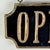 Small Vintage "Open" Double Sided Wood Sign With Scalloped Edges & Raised Letters For Sale - Image 4 of 9