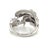 Mid 20th Century Carrera y Carrera Diamond 18k White Gold Double Dolphin Ring Size 5 For Sale In Miami - Image 6 of 9