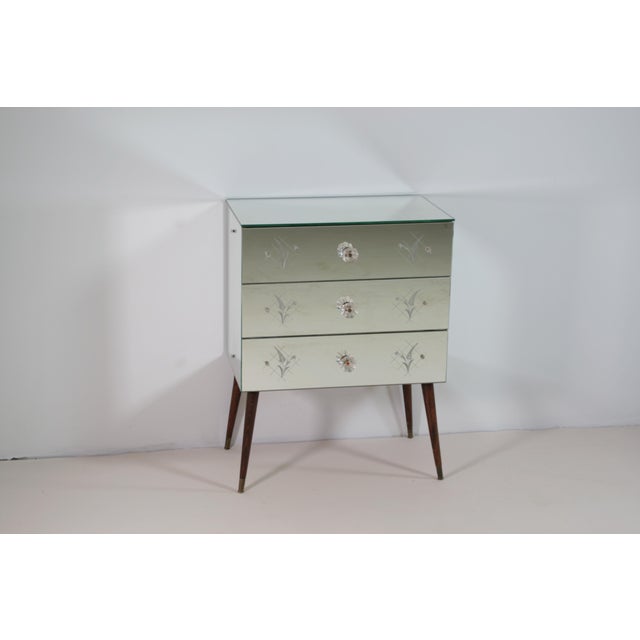 Art Deco Mirrored Chest of Drawers, 1950s For Sale - Image 4 of 15