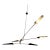 David Weeks Studio Sarus Mobile Chandelier, Model No. 428 For Sale