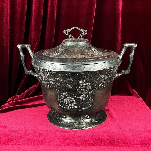 Antique Art Nouveau Soup Bowl, 1890s For Sale - Image 10 of 10