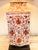 Add a bold pop of color and classic pattern to your space with this stunning Chinoiserie-style table lamp. The base...
